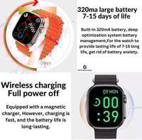 ساعة الترا 8 الاصلي مع ثلاث اساور مجاناً