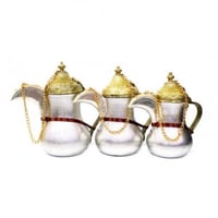 طقم دلة حب الرمان منفوخ ام حزام