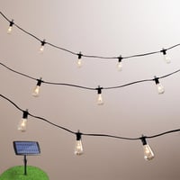 سلسلة مصابيح LED تعمل بالطاقة الشمسية مقاومة للماء...