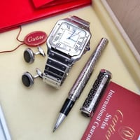 طقم كارتير ساعة كارتير وقلم كارتير وكبكات
