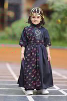 فستان التأسيس تفته مع شالكي اسود