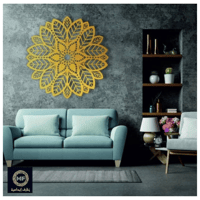 زخارف جدارية على شكل وردة ..