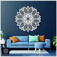 زخارف جدارية على شكل وردة ..