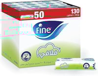 كرتون مناديل الوجه الناعمة 130 ورقة بطبقتين، حزمة...