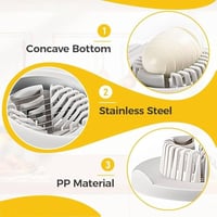 قطاعة بيض 3 في 1 من يلاجوي: قطاعة بيض مسلوقة صلبة...