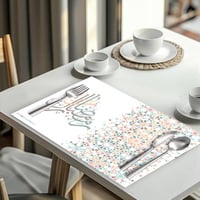 لبادة طاولة ثيم رمضان الباستيل - 12 حبة