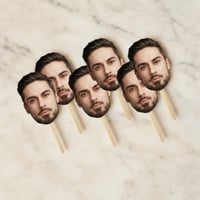 ستيك وجه العروس او العريس للتصوير