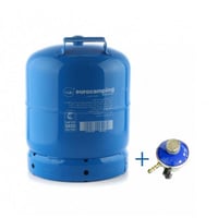 اسطوانة غاز 7 رطل+ محول (إيطالي) لموقد50elegant