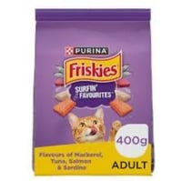 طعام قطط بالغة بطعم السلمون والسردين