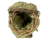 عش طيور الزينة خوص