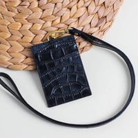 حامل بطاقات رقة - أسود