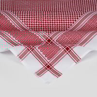 شماغ ملكي خاص كلاسيك ختم ابيض