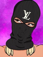 ستيكر المُقنعه