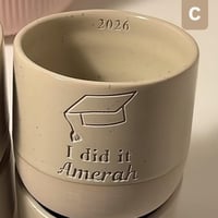 كوب تخرج نحت