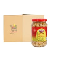 كرتون حمص صغير من بيب شد 12* 250 جرام