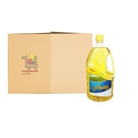 كرتون زيت زهرتي دوار الشمس 1.5 لتر 6 حبات