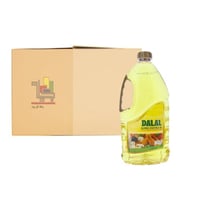 كرتون زيت نباتي شفاف من دلال شد 6* 1.5ل