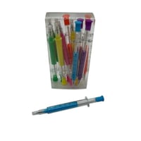 قلم شكل ابرة ملون /1قطعة