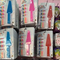 شموع تورته صغيره مع سكين