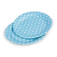 صحون حفلات ورقية منقطة المغلف (5 اطباق)