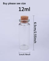 علب زجاجية بغطاء صغيرة-(12 قطعة)