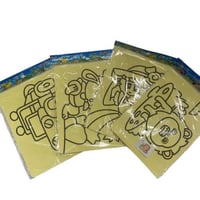 ورقة تلوين بالرمل /قطعة واحدة