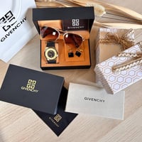 طقم جفنشي - GIVENCHY ذهبي هديه رجاليه