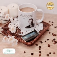 طباعه على كوب أبيض