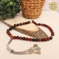 سبحة احمر مدرج