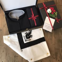 طقم جفنشي رجالي شتوي (قماش+شال كشميري+سديريه)