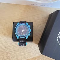 ساعه اوميجا سواتش - OMEGA ازرق