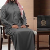 قماش ثوب شتوي قطني من ڤيرزاتشي (Versace)