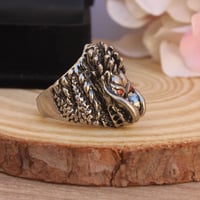 خاتم التنين الفضي الأسطوري للرجال