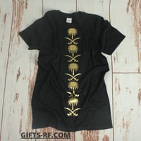 تيشيرت KSA أسود مذهب