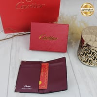 محفظة كارتير كروت عنابي