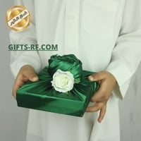 تغليف وطني مع ورده