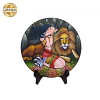 طباعة على مسطح صخري دائري