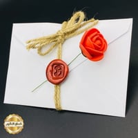 ظرف اهداء مع ختم و ورده