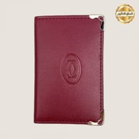 محفظة كارتير كروت عنابي