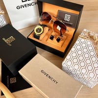 طقم جفنشي - GIVENCHY ذهبي هديه رجاليه