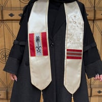 تطريز وشاح يوم التأسيس السعودي