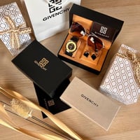 طقم جفنشي - GIVENCHY ذهبي هديه رجاليه