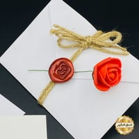 ظرف اهداء مع ختم و ورده