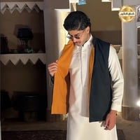 سديري وجهين (كحلي غامق - بني)