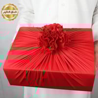 تغليف قماش أحمر