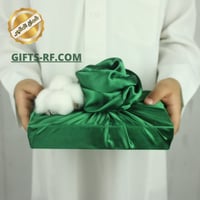 تغليف وطني مع قطن