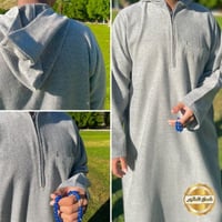 ثوب نوم شتوي شتوي (رصاصي)