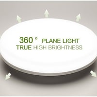 إضاءة سقف مربع رفيع للغاية لون إضاءة طبيعي 24 وات...