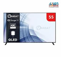 شاشة دانسات 55سمارت فور كى جوجل كيو ال اى دى 60 هر...