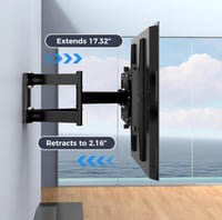 دعامات حائط للتلفزيون والشاشات مقاس 26-65 بوصة، حا...